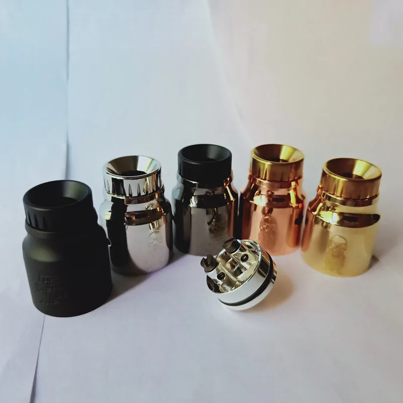 

New AV Complyfe battle Caps RDA Skull Cap Comp Lyfe AV mod Fit Vape Battle Deck Base RDA Atomizer Vaporizer High Quality