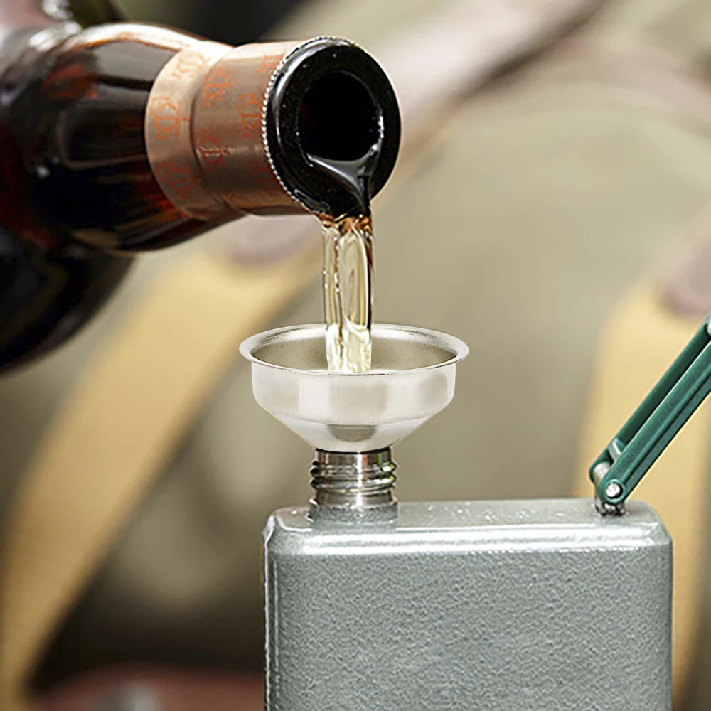 HILIFE small stainless steel funnel for hip flask narrow-mouth bottles