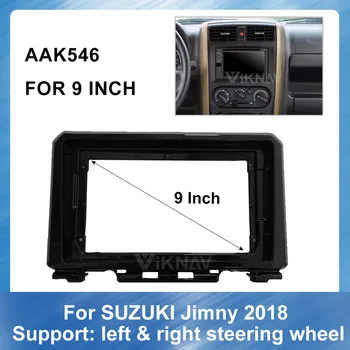

9 Inch 2DIN Car Radio DVD fascia For Suzuki Jimny Left and Right Peptide Package 2018 GPS Navigation plate panel Frame​