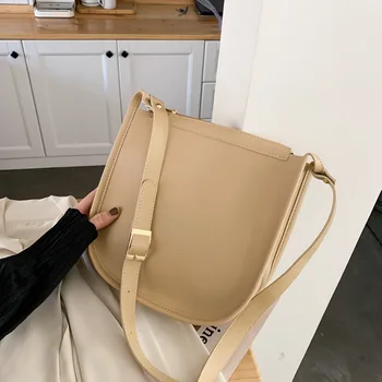 

2020 new women's bag summer spring texture bag fashion large-capacity one-shoulder wild flow messenger bucket bag ladies bag