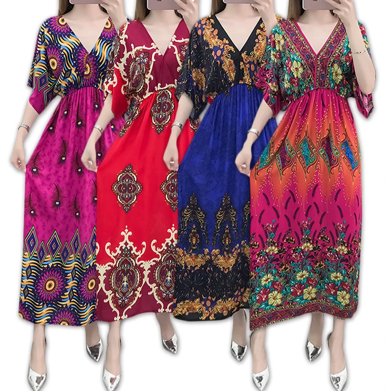 Женское богемное платье без рукавов элегантное винтажное пляжное с цветочным