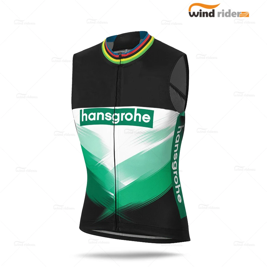 Новинка мужская майка без рукавов для езды на велосипеде жилеты Hansgrohe профессиональная гоночная командная