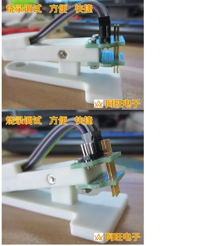 Dykb-burning Fixture Test Stand Pcb Clip Pogo Pin Debug Download Program 1.27 Milímetros Espaçamento 3p 4p 5p 6p 7p 8p 9p 10p 12p - Imagem 6