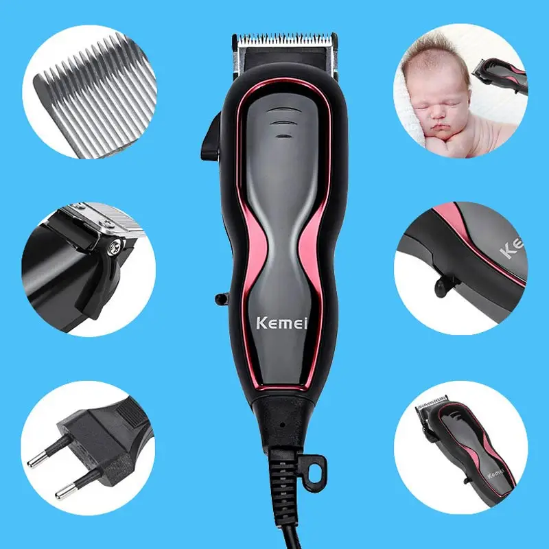 Регулируемая 12 Вт электрическая машинка для стрижки волос AC220-240 В триммер для волос Машинка для стрижки волос инструмент для укладки волос с гребнем машинка для стрижки волос 41D