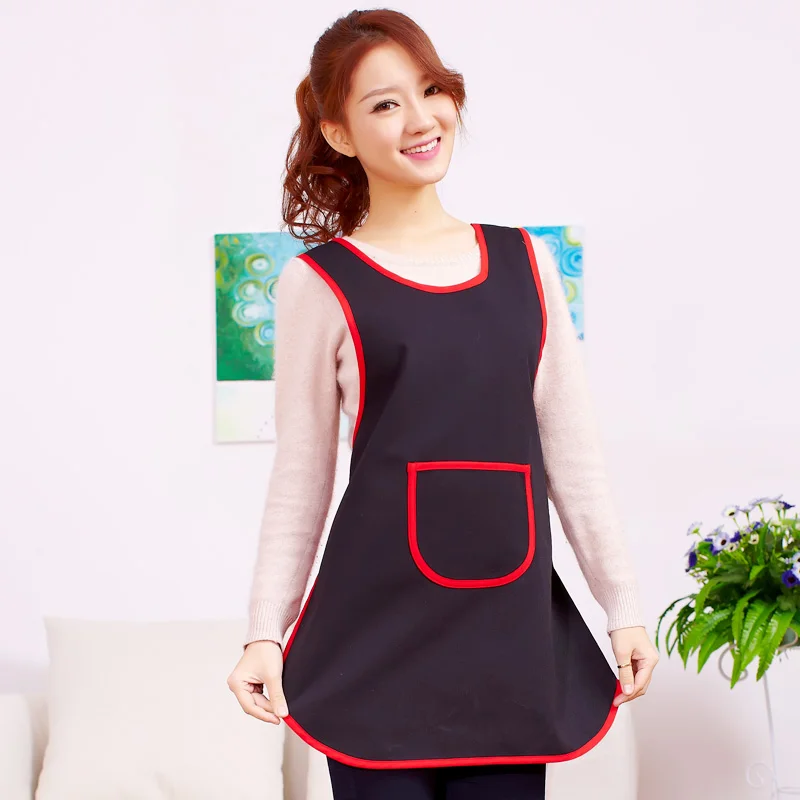 

Simple coffee shop kitchen work apron 30011 advertising apron custom printing LOGO