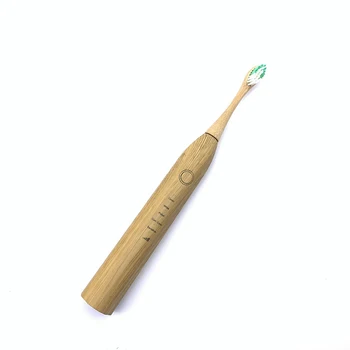 

Eco Friendly Ultrasonic Sonic Electric Toothbrush USB Charge Rechargeable Bamboo ToothBrushes 2Pcs Replacement Toothbrush Heads