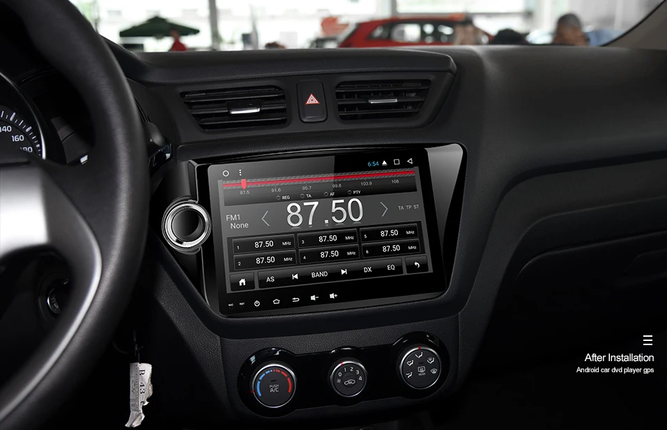 Cheap AK29071 uniway android 9.0 car dvd for kia rio k2 2012 2013 2015 2016 car radio sterao gps navigation 3