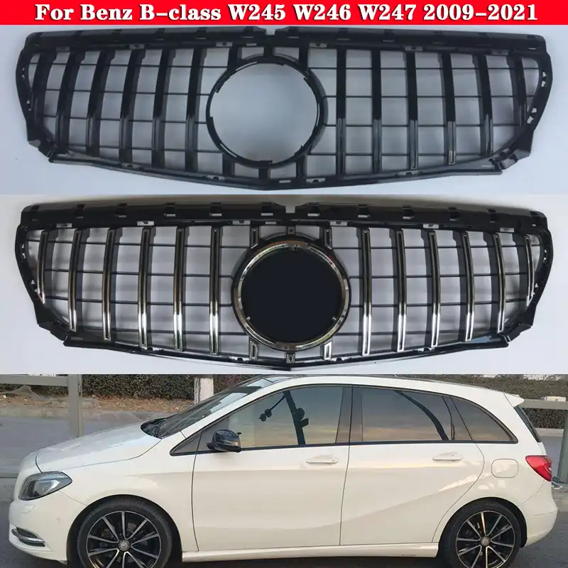 Auto Mitte Grille Fur Mercedes Benz B Klasse W245 W246 W247 B180 B200 B260 2009 2021 Gt Diamant Vordere Vertikale Bar Stossstange Grille Racing Grills Aliexpress