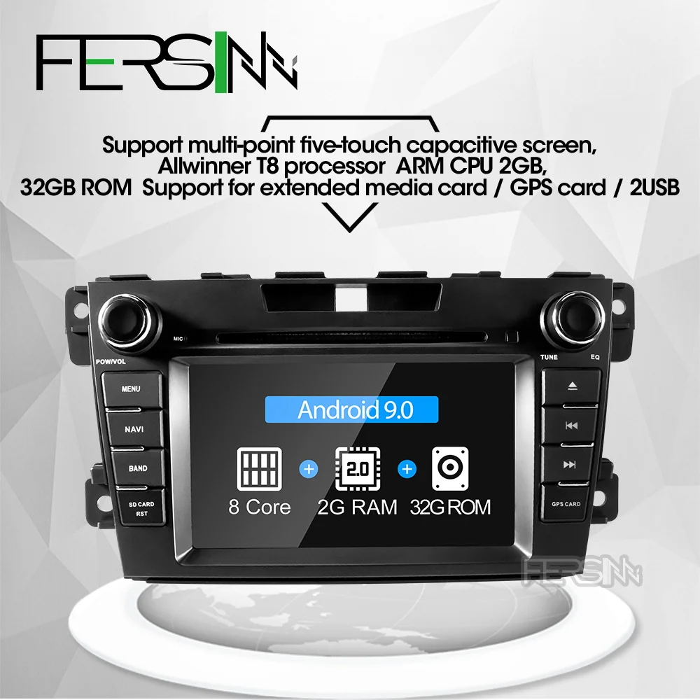 Fersinny android 9 0 автомобильный dvd для Mazda CX-7 2008 2009 2010 2011 2013 2014 2015 gps навигация радио видео