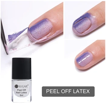 

UR SUGAR 7.5ml White Peel Off Liquid Tape Odor-free Nail Edge Skin Care Cold-resistant Nail Art Gel Varnish Tool