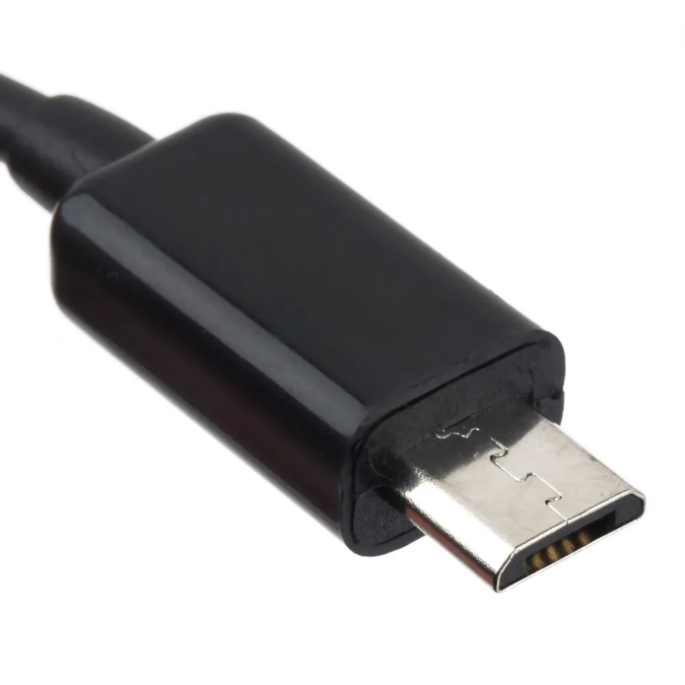 1 шт./2 шт./5 шт. Micro USB Мужской к женскому USB хост кабель OTG мини USB кабель для планшетных ПК мобильного телефона MP4 MP5 черный