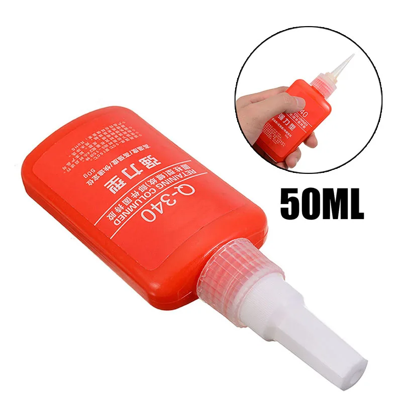 50ml High Strength Anaerobic Adhesive Threadlocker Lock Glue Sealing Anti-corrosion Threaded Nuts Metal Locking Adhesive