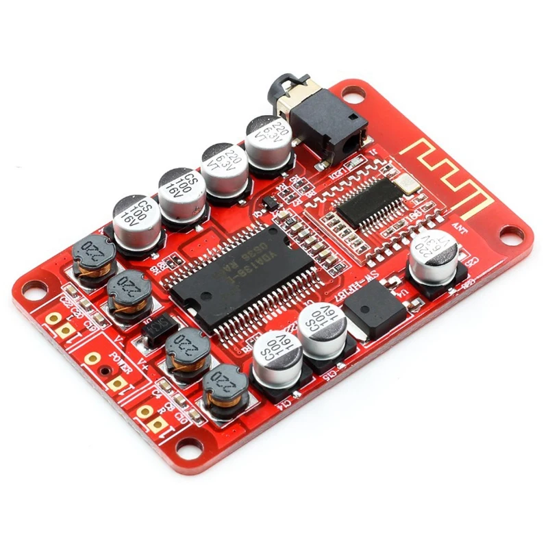 Yda138 Bluetooth цифровой 3 5 мм аудио класса D стерео 2 канала Мощность усилитель для
