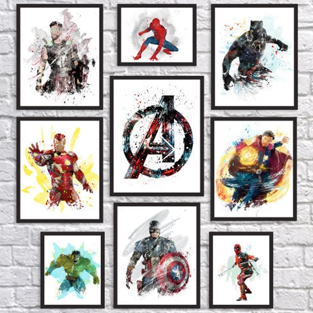 5D DIY Diamond Painting Marvel Avengers Superhero Movie Poster Diamond  Embroidery Cross Stitch Mosaic Home Decor Gift - AliExpress