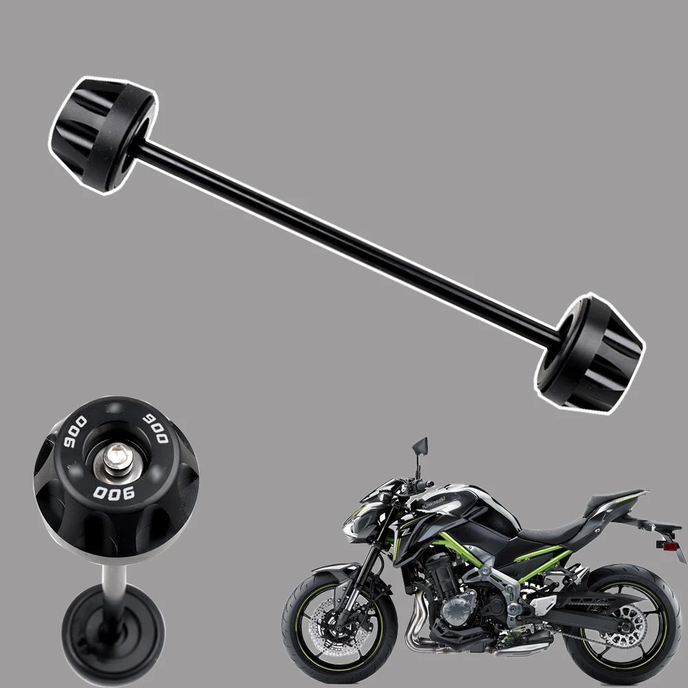 

Front wheel slider protector Motorcycle Front Axle Fork Crash Sliders Wheel Protector For Kawasaki Z900 2017 2018 2019 20202021