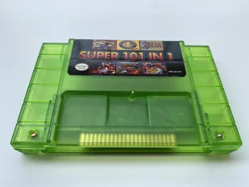 

Game card Game Cartridge 16 Bit SNES Game Super 101 in 1 Game Card US Version English Language