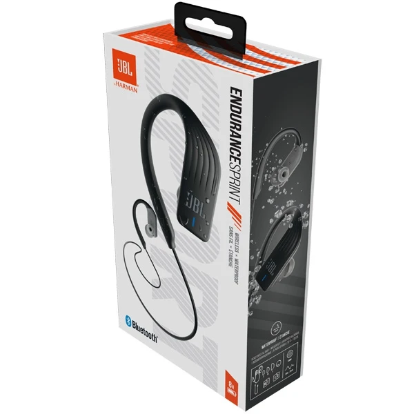 Гарнитура вкладыши JBL Sprint черный/серый беспроводные bluetooth