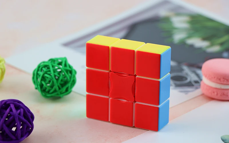 Yongjun 133 Cubo Magic 1x3x3 133 Cubo Stickerless Puzzle шесть цветов Twist 3x3x1 обучающие игрушки для детей