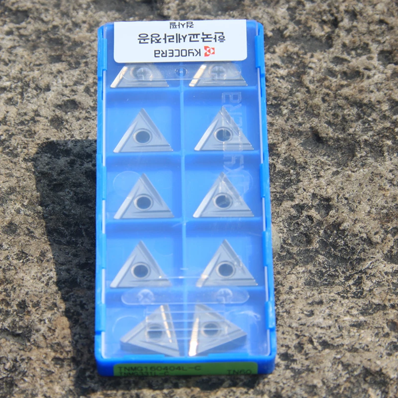 

10pcs TNMG160404R TNMG160408R C TNMG160404L-C KK60 kyocera carbide inserts turning tool of cnc lathe tools