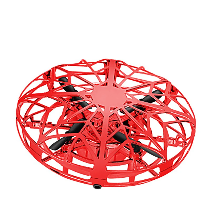 2020 New Mini Drone UFO Hand Operated RC  Quadrocopter Dron Infrared Induction Aircraft Flying Ball Toys For Kids helicopters