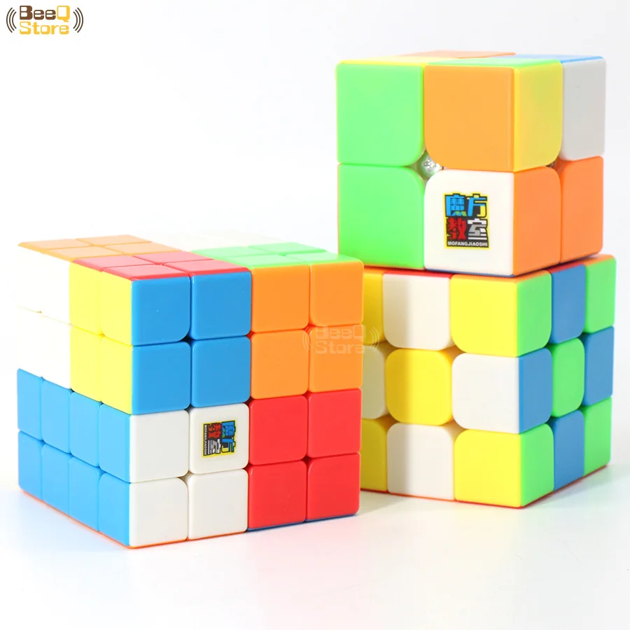 Mofangjiaoshi 3 шт. 4 шт./компл. 2x2 3x3 4x4 5x5 магический куб головоломка Подарочная коробка