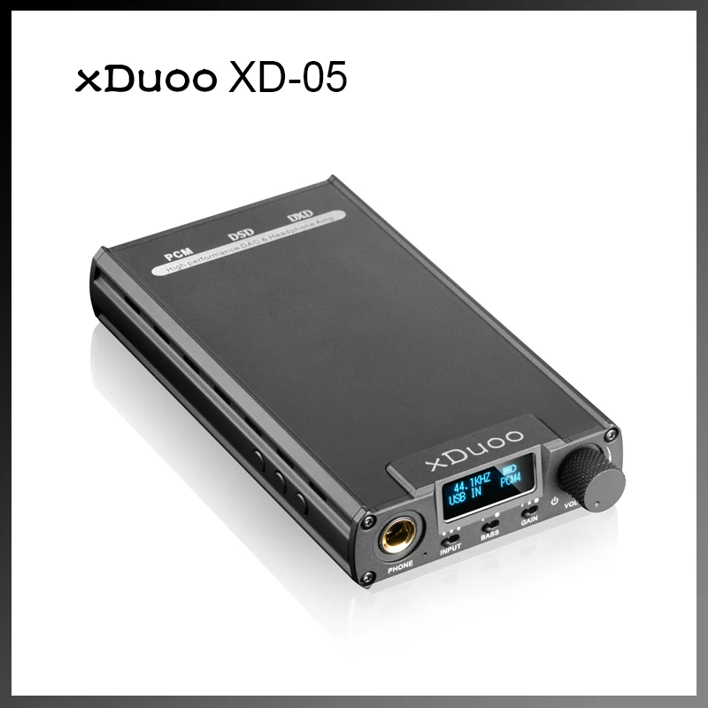 

XDUOO XD-05 32bit/384KHz Support PCM DSD DXD DAC Portable Headphone Amplifier