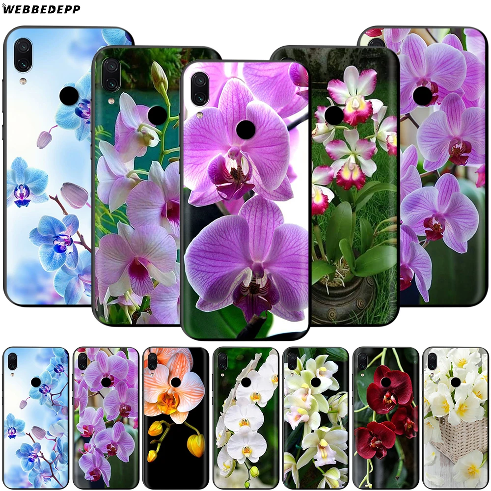 Orchid Flowers Colorful Case For Xiaomi Redmi 4A 4X 5 5A 6 6A 7 7A S2 Note Go K20 Pro Plus Prime 8T