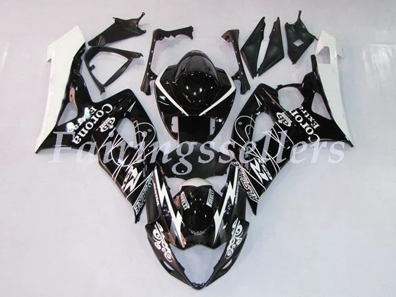 

Injection Molding New ABS Motorcycle Fairings kit Fit For Suzuki GSX-R1000 2005 2006 K5 gsxr 1000 Fairings Black White
