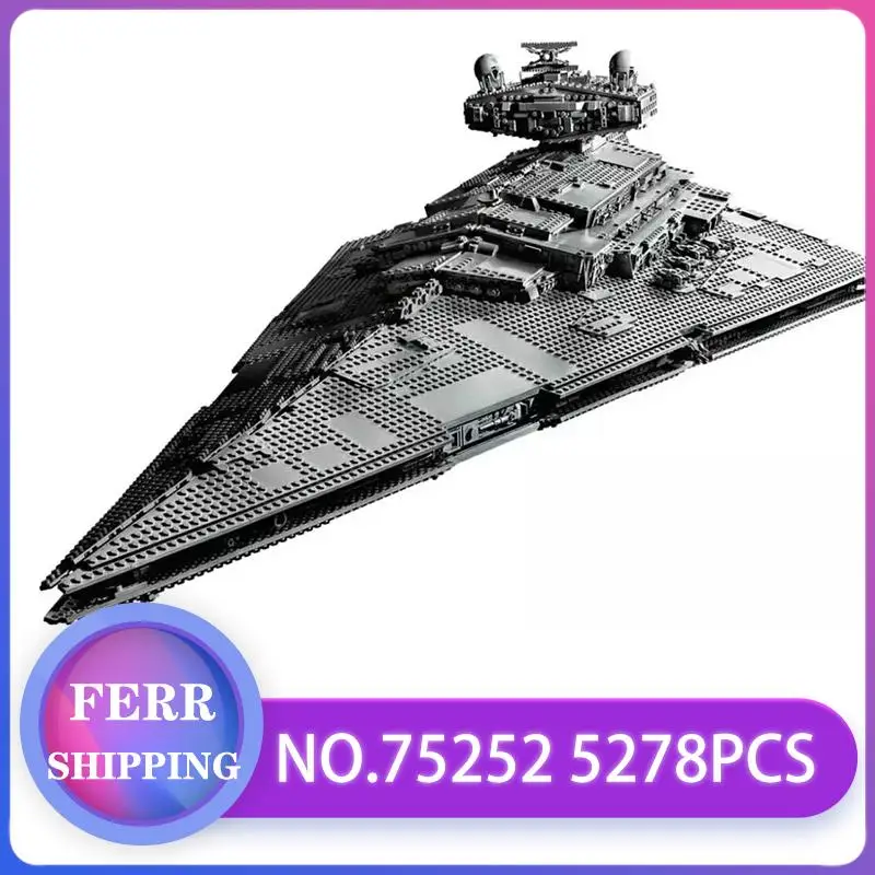

Starwars 81098 Compatible Wars Plan 75252 UCS Imperial Star Destroyer Building Blocks Bricks Educational Toys Birthdays Gift