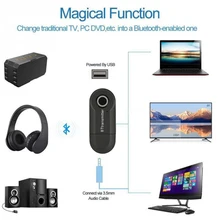 Новейший Usb Bluetooth передатчик 3,5 аудио адаптер Bluetooth стерео аудио передатчик