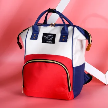 

2020 New Large Capacity Mummy Maternity Nappy Bag Outdoor Mom's Backpack Nursing Bag Mummy Travel Backpack Zippers Baby Care Bag