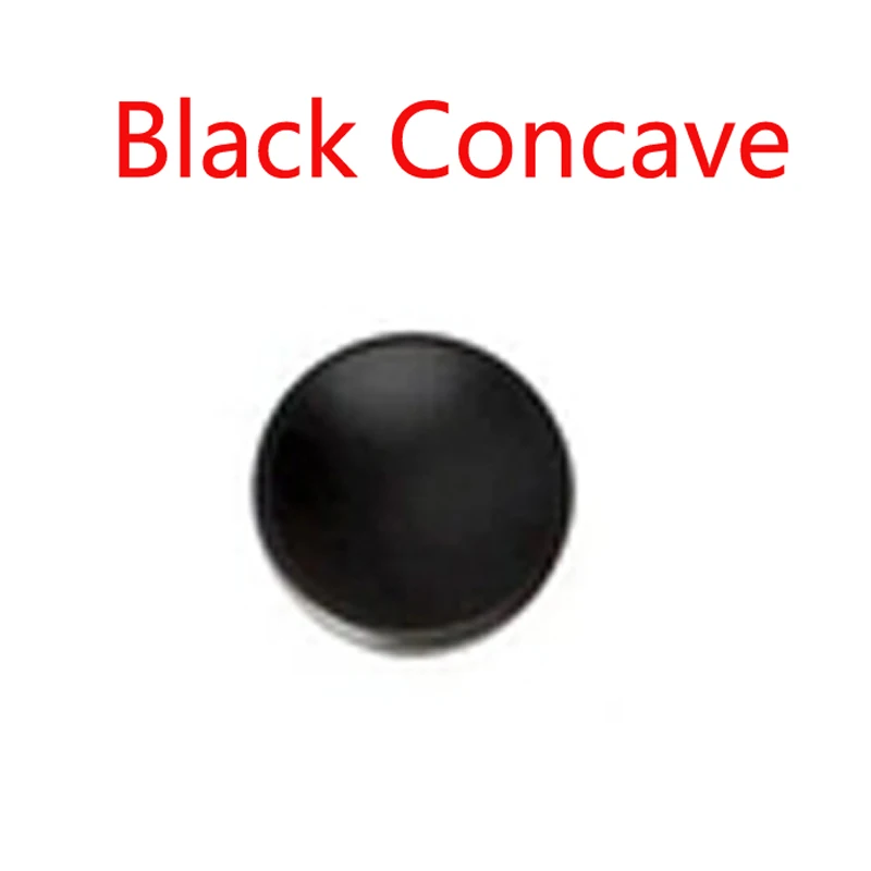 Black Concave Кнопка спуска затвора для камеры, черный, красный, серебристый, плоский выпукло-вогнутый для Canon Nikon Leica для roleiflex Hasselblad Fuji - Цвет: Black Concave