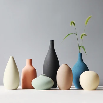 

Vase Nordic Morandi Simple Flower Pot Ceramics Home Decor Living Room Decoration Desktop вазы ваза декор дома декор hogar vasi