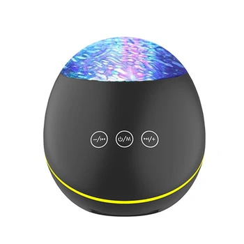 

7 Modes Bluetooth Speaker Night with Remote for Kids Adults Bedroom Dec Christmas Gift Ocean Water Ripple LED Projector Light