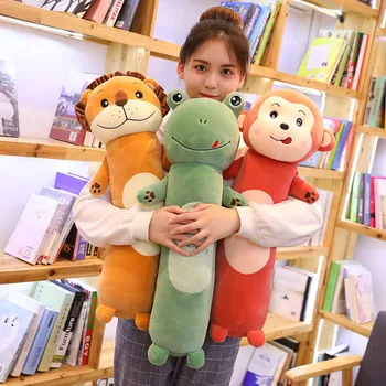 

50-90cm Kawaii Giant Rabbit Monkey Lion Animal Plush Toy Lovely Cartoon Pillow Cushion Cute Soft Stuffed Toy Kids Girls Gift