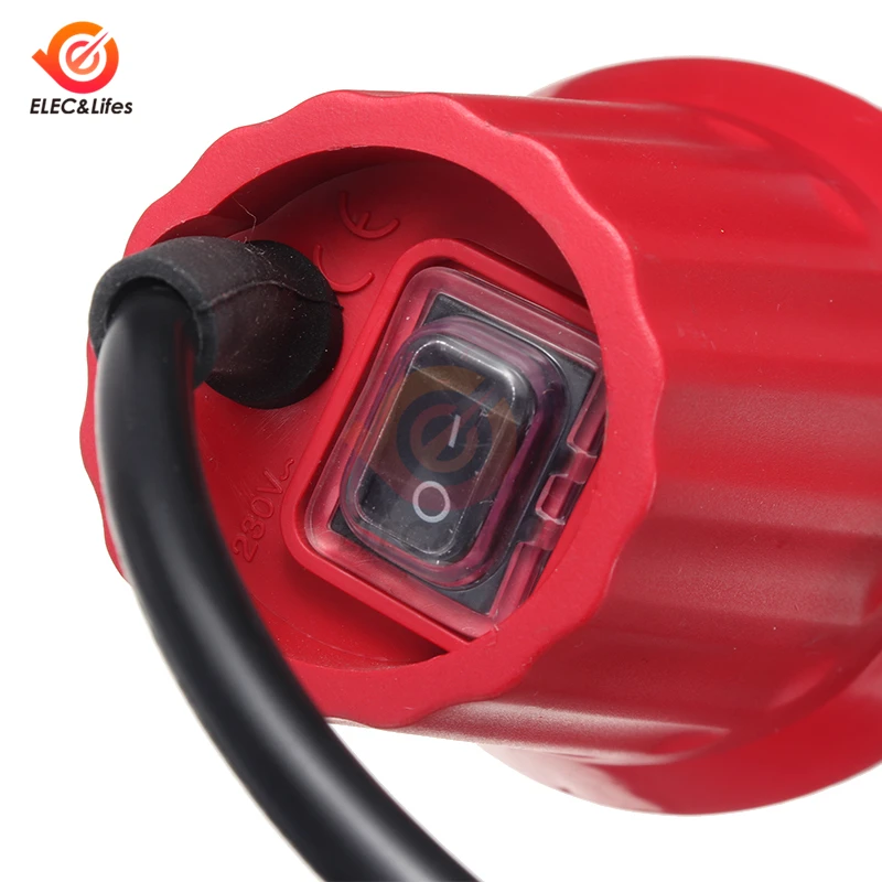 Red Solid Construction Barbecue Grill Rotator Motor BBQ Roast Bracket Accessory High Quality Electric BBQ Motor Barbecue EU Plug