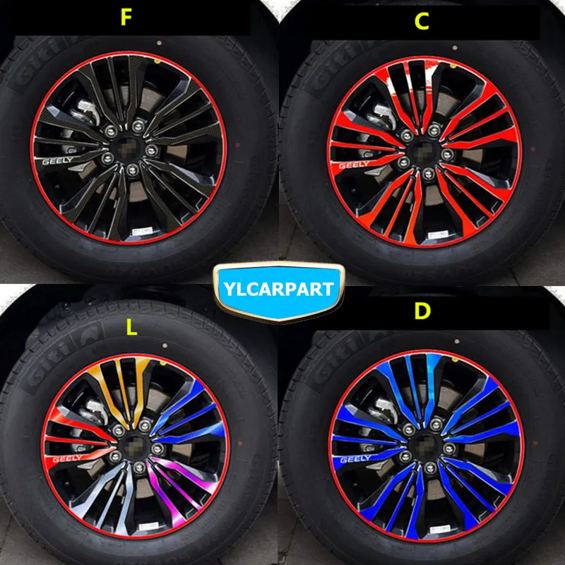 

For Geely Emgrand X7 EmgrarandX7,EX7,FC SUV,Vision X6,NL4,Car wheel sticker