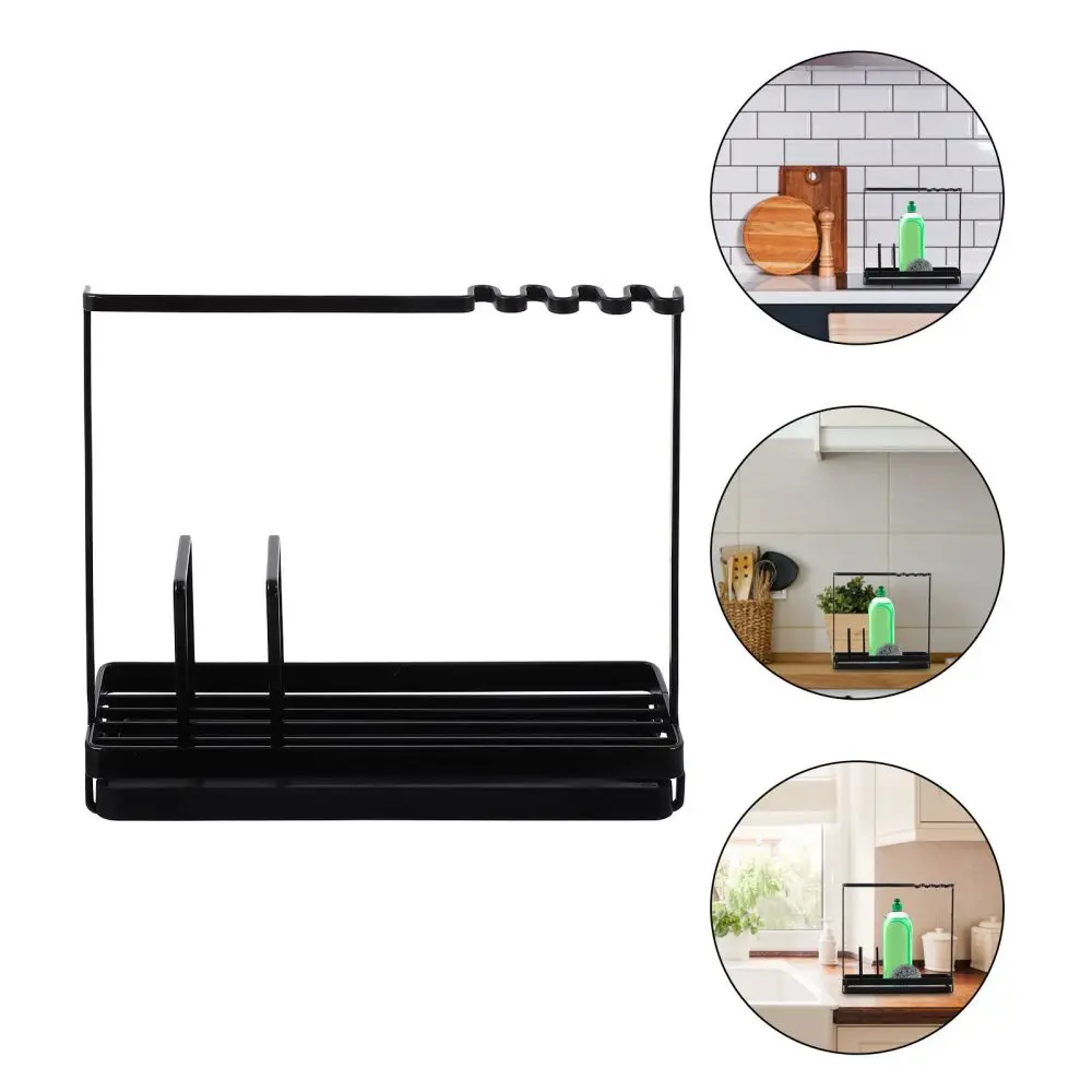 

Stainless Steel Draining Rack Sponge Storage Rack Cleaning Cloth Storage Holder