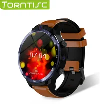Torntisc LEM12 PRO montre intelligente nouveau WIFI GPS sans fil Projection double caméras 400*400 résolution 4 + 64G visage personnalisé pour Android 10