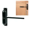 1 Set Adjustable Surface Mounted Spring Door Closer Automatic 180 Degree Not Positioning Automatic  Door Hardware 10-70 KGS ► Photo 2/6