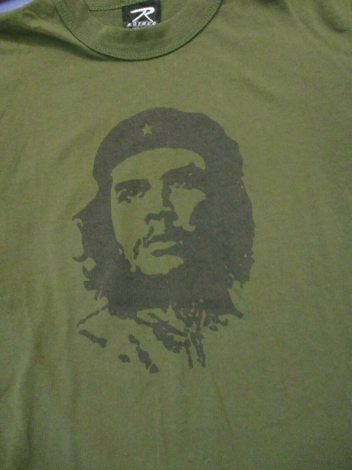 S Olive Green Che Guevara T Shirt By Rothco Cuban Revolutionary | Мужская одежда