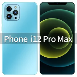 Téléphone portable i12 Pro Max débloqué, Smartphone, mémoire de 1 go et 8 go, écran U de 6.7 pouces, Android 8.1, grande batterie de 3000mAh 