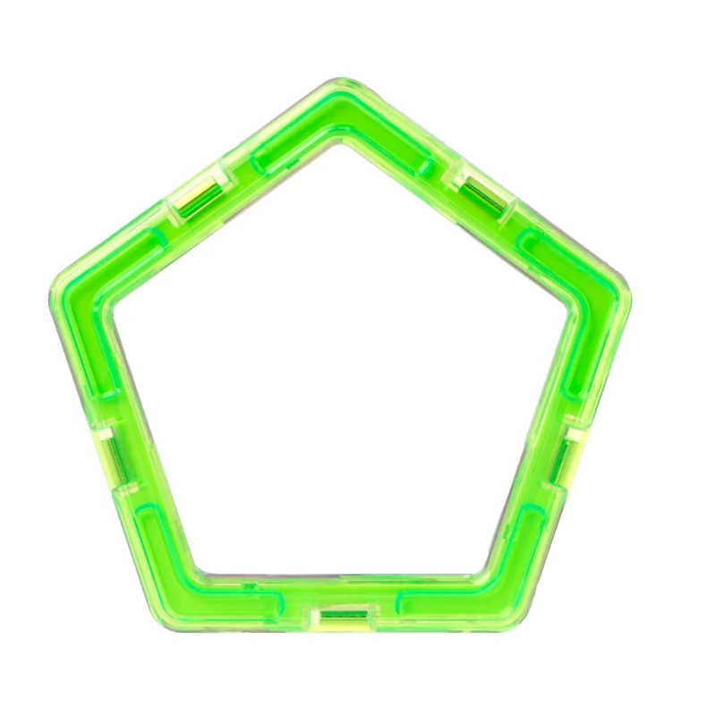 

Magnetic Pentagon Building Blocks Designer Construction DIY Brick Matched Toy 634F