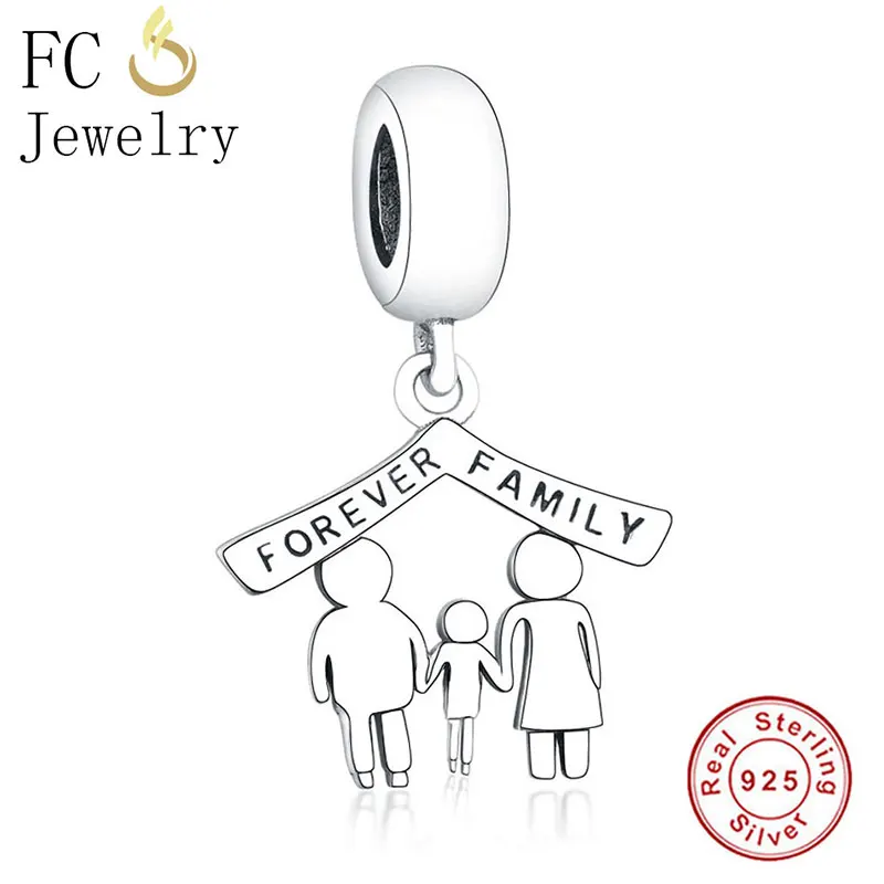 FCJ1172 FC ювелирные изделия подходят к оригиналу Pandora талисманы браслет Аутентичные 925 серебро Париж Эйфелева башня кулон Висячие бусины Berloque DIY подарок - Цвет: FCJ1172