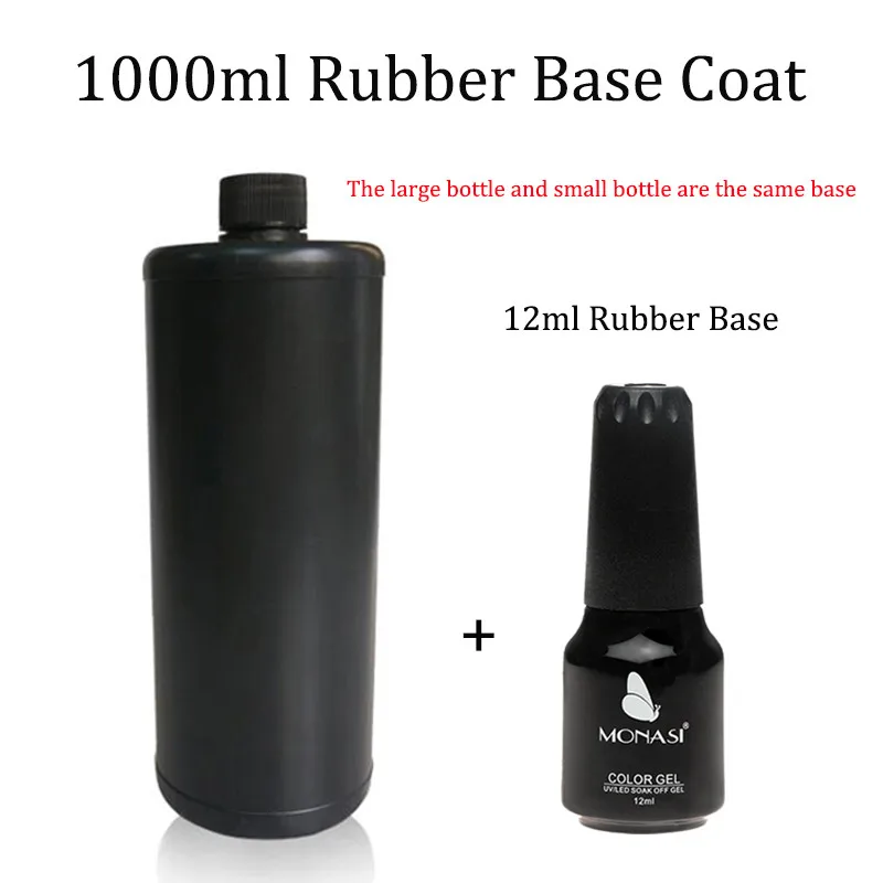 1000ml Large Volume Rubber Base Coat,Soak Off Long lasting Healthy