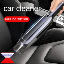 Wireless Portable Car Vacuum Cleaner With Handheld Car Vacuum Cleaner Home Dual-Use 6000pa Strong Suction Mini Vacuum Cleaner