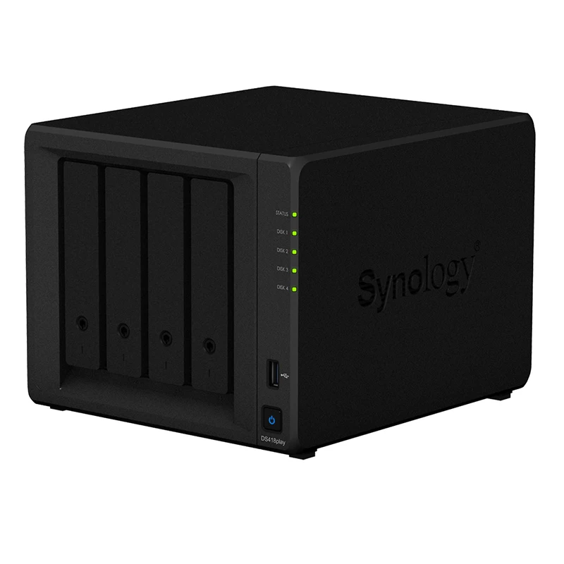 Дисковая станция NAS Synology DS418 4 bay бесдисковый nas сервер nfs сетевое хранилище
