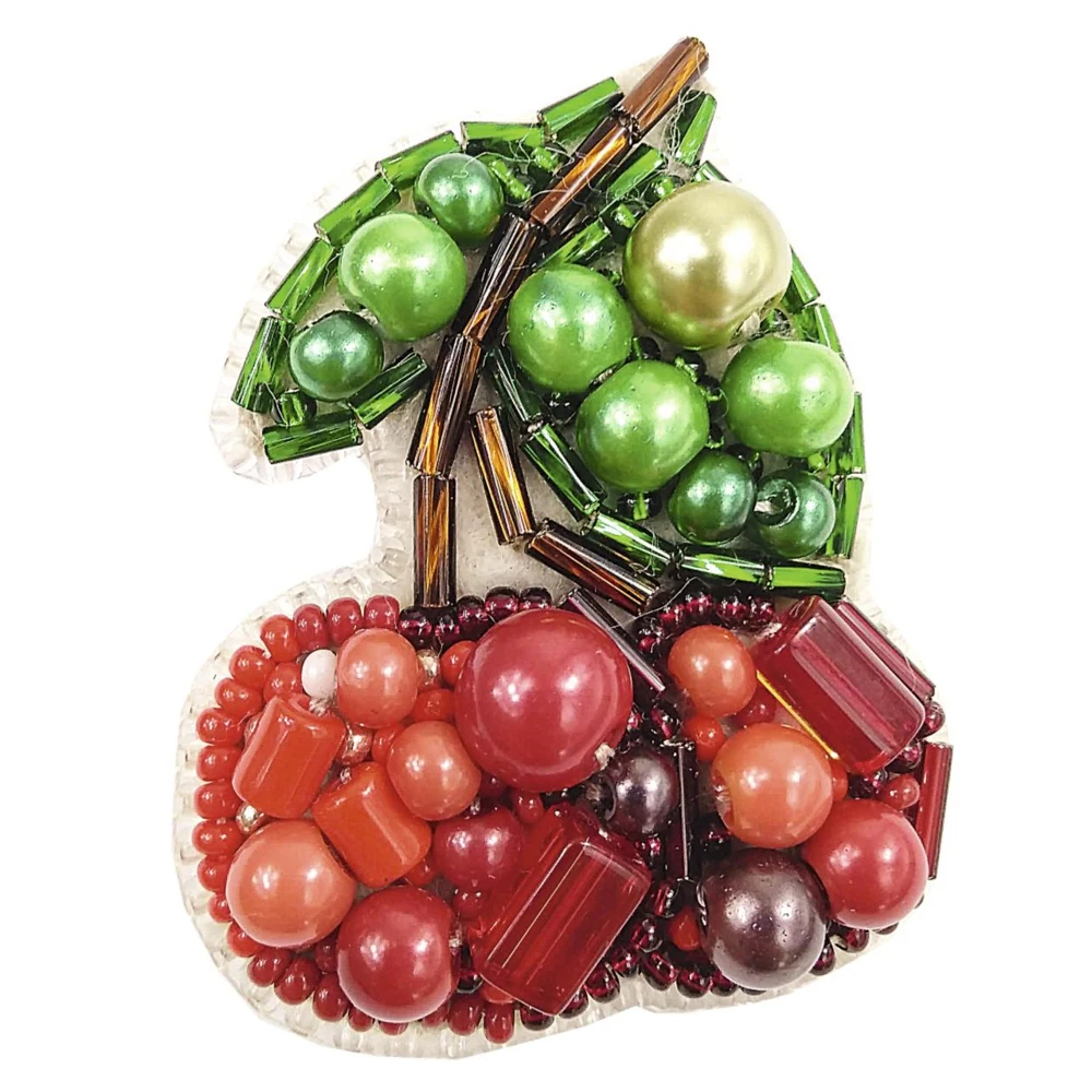 Набор для изготовления броши Чарiвна Мить &quotВишенка&quot арт. БП243 | Украшения и