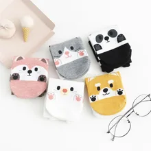 Панда, лиса, кролик, собака, Осень-зима, модные женские хлопковые носки с животными, повседневные Веселые носки, Корея, Харадзюку, кавайные милые носки для девочек