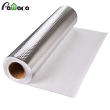 Алюминиевая фольга масляное-доказательство наклейки анти-обрастающие высокотемпературные наклейки на стену для кухни настенная плита самоклеющиеся можно разрезать обои